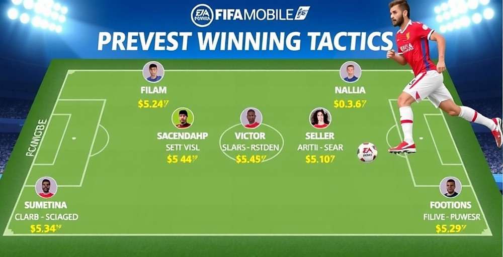 FIFA Mobile Formation Selection FIFA Mobile formation setup screen showing different tactical options for Indian players